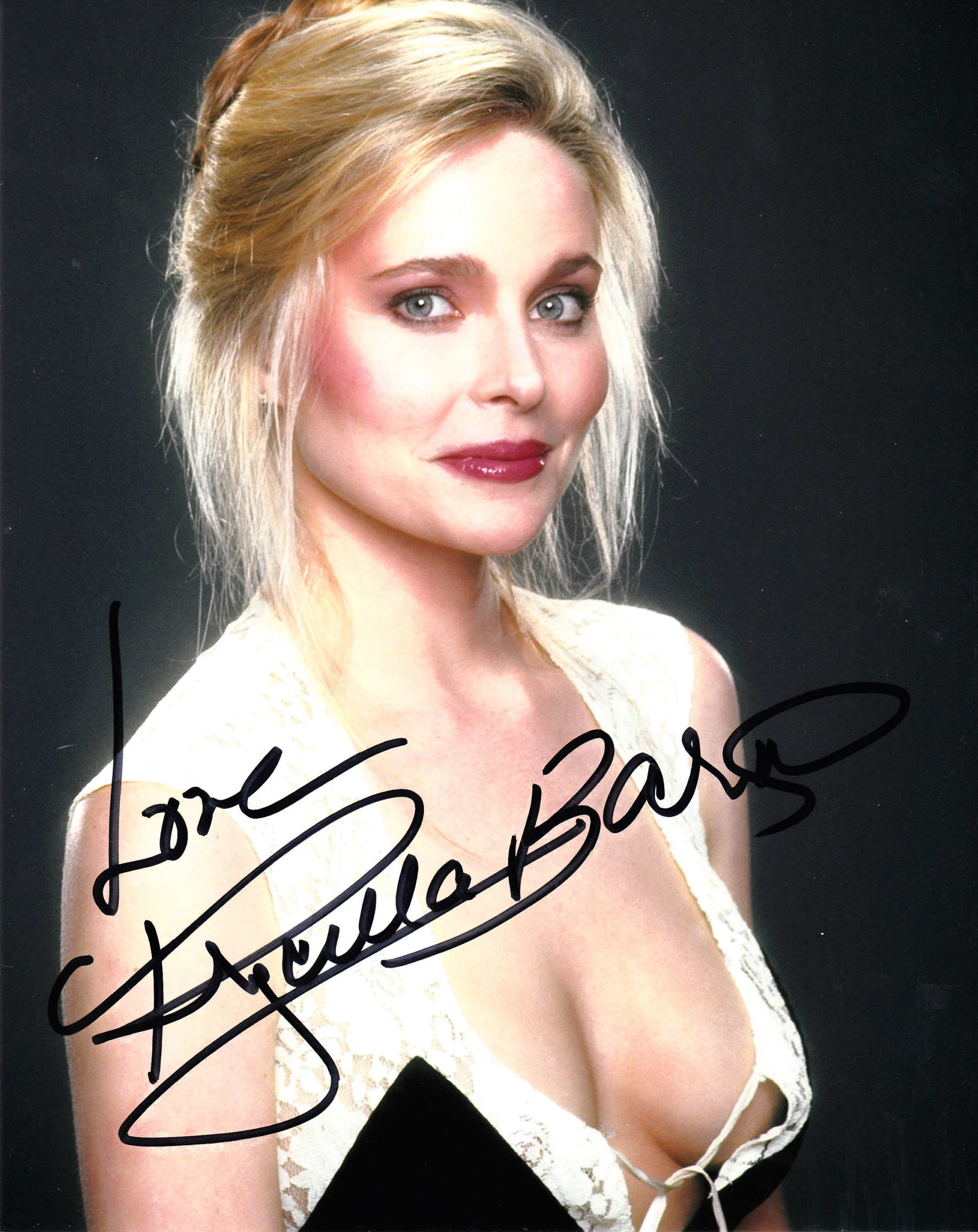 Priscilla Barnes Bright Full Lips Looking Soft and Beautiful Deep Cleavage  8 x 10 Inch Photo at 's Entertainment Collectibles Store