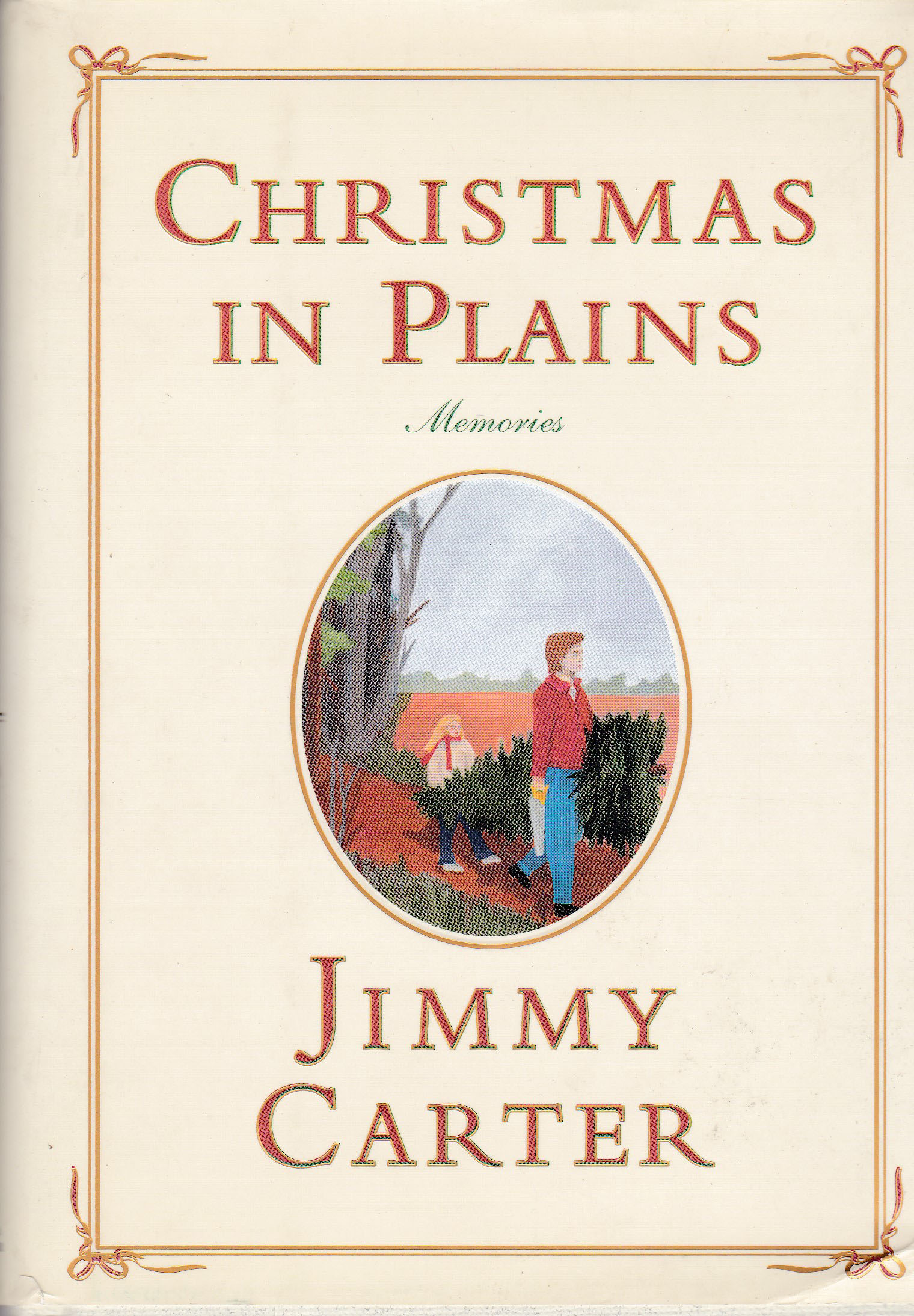 President Jimmy Carter signed Christmas In Plains book - Fanboy Expo Store