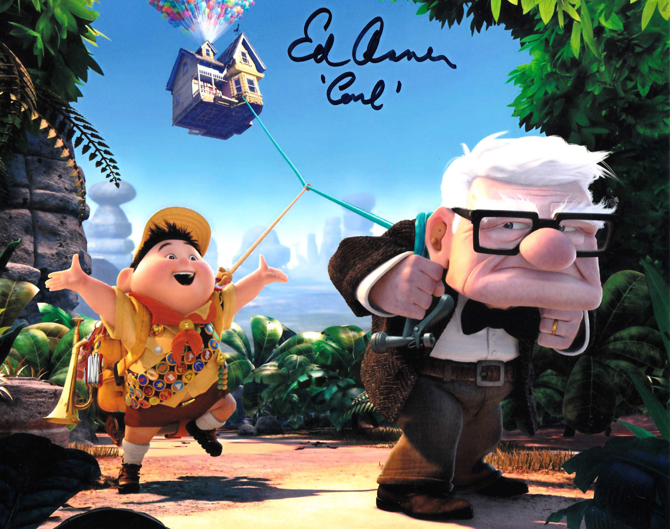 Ed Asner signed 8x10 photo from Disney's UP - Fanboy Expo Store.