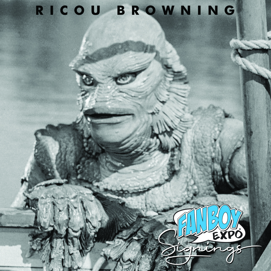 Ricou Browning Signed CREATURE FROM THE BLACK LAGOON 11x17 photo JSA WP COA 