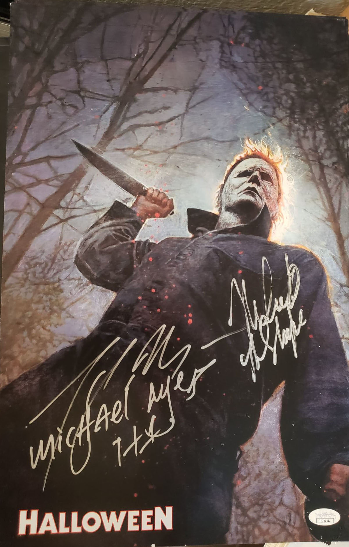 michael myers autograph