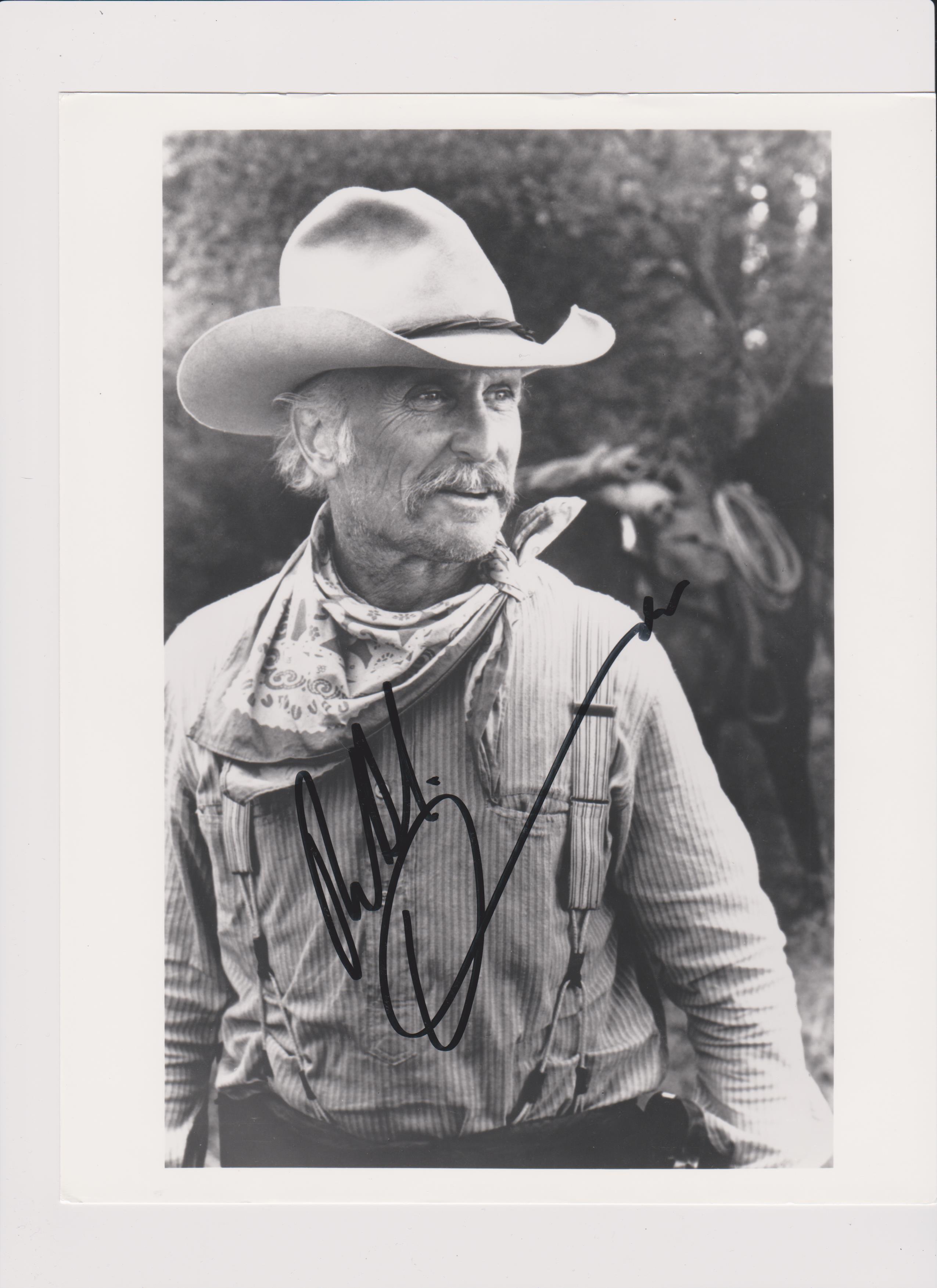 Robert Duvall Lonesome Dove signed 8x10 b&w photo - Fanboy Expo Store