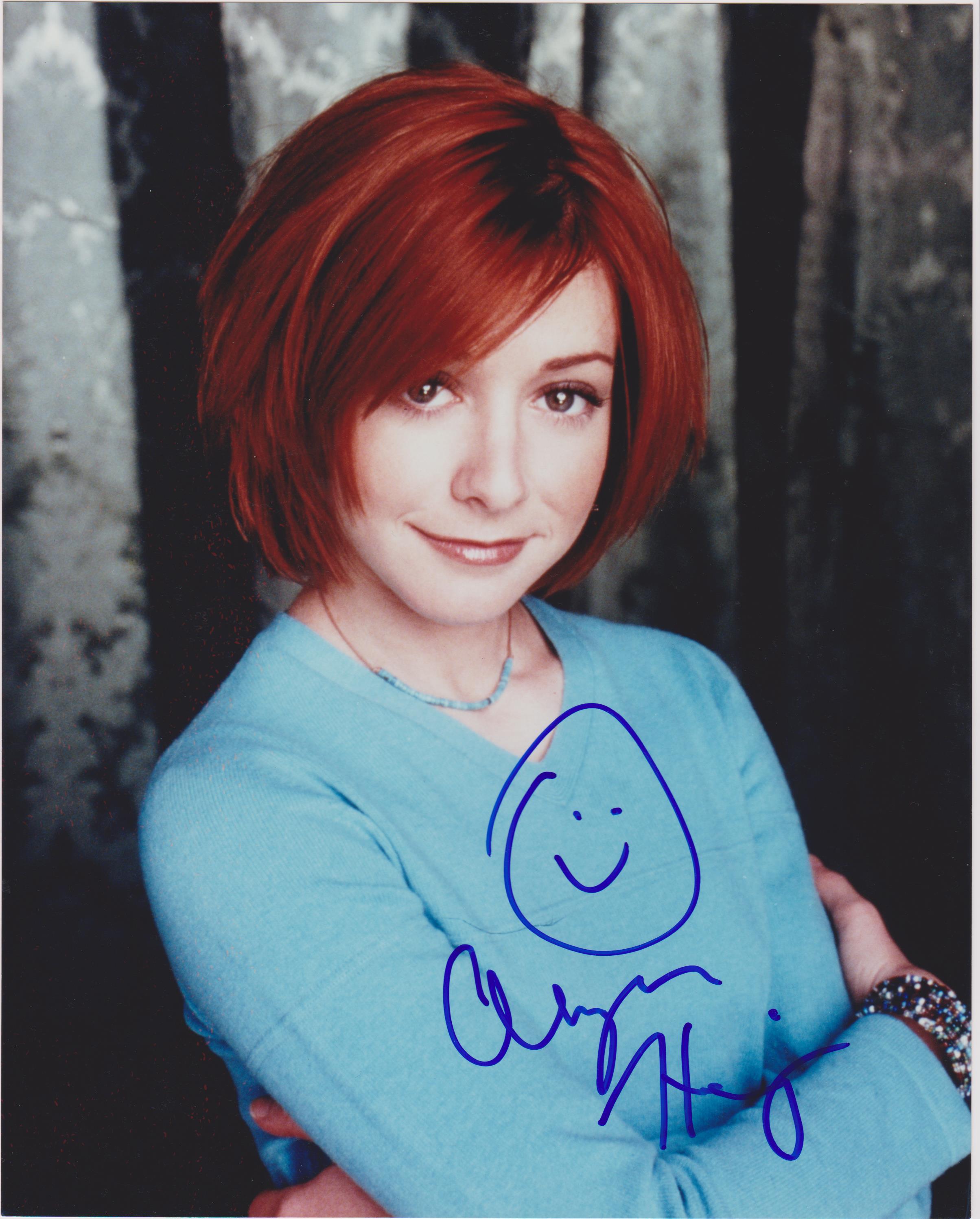 Alyson Hannigan Buffy The Vampire Slayer Signed 8x10 Photo Fanboy Expo Store 8957