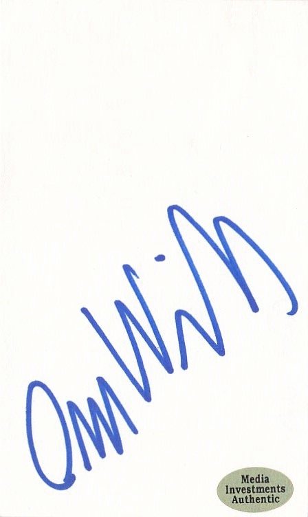 Owen Wilson Cars, Wedding Crashers, Night at the Museum signed