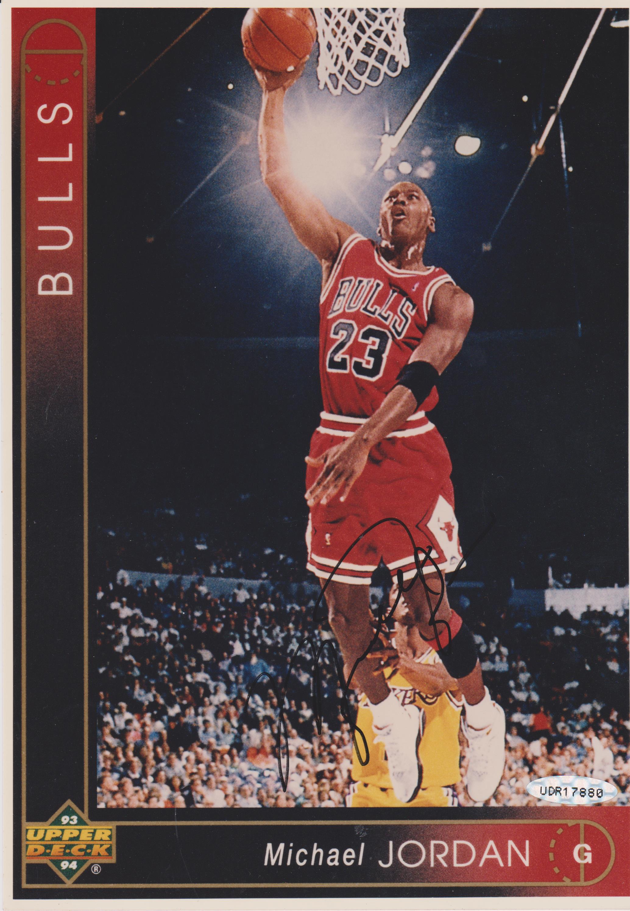 93 94 upper deck sales michael jordan card 23