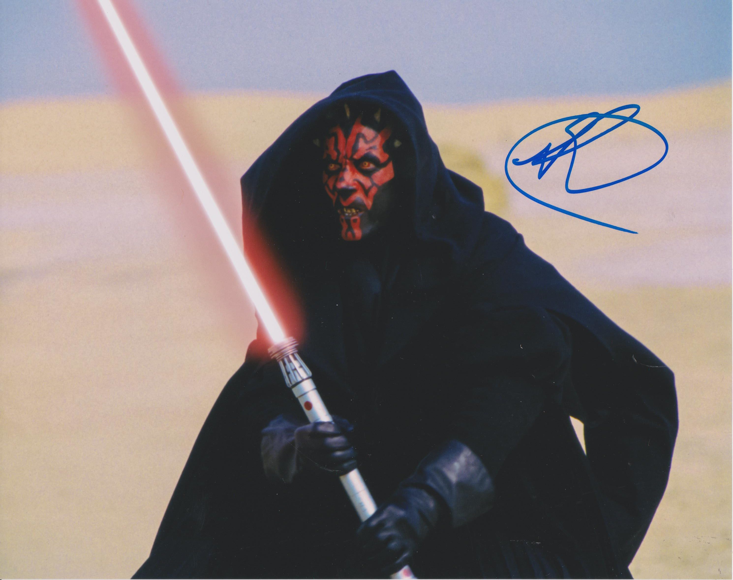 Ray Park as Darth Maul signed deals Autograph Photo 8x10 With COA