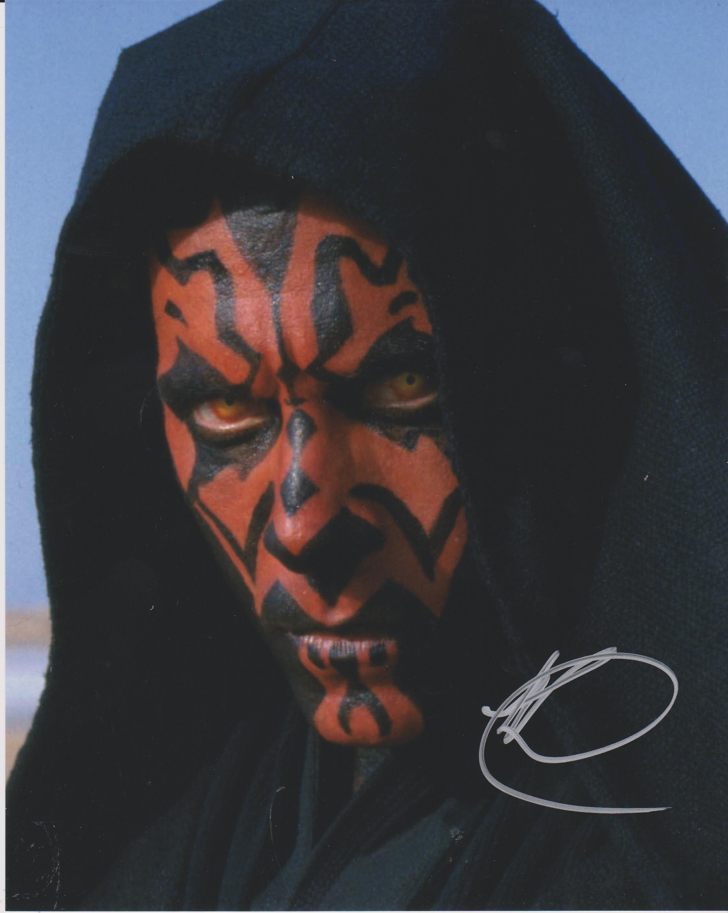 NEW UNUSED Ray Park Star Wars Darth Maul 8 x 10 Glossy Postcard #2 
