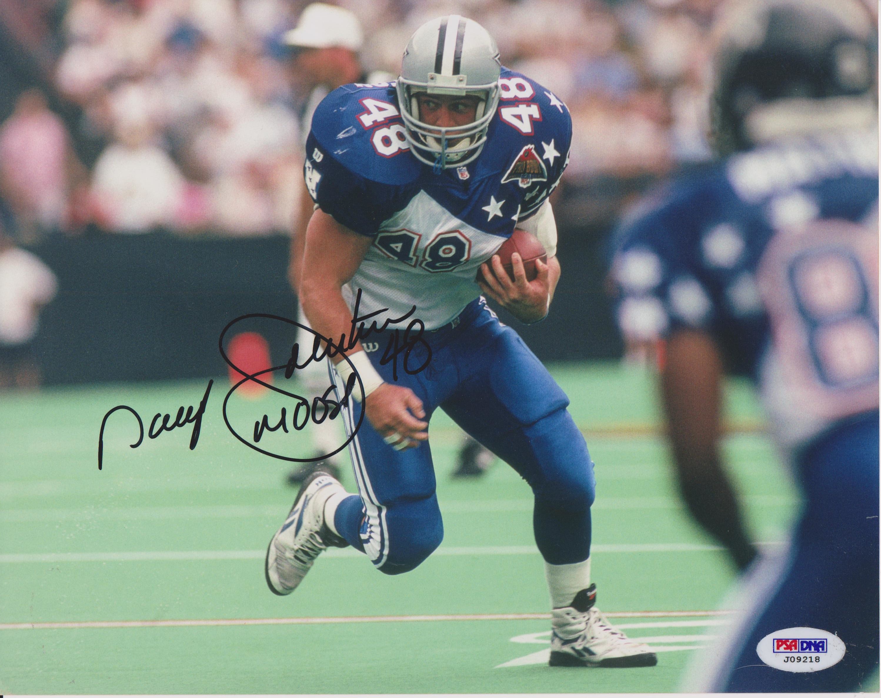 Daryl Johnston Moose autographed 8x10 Photo (Dallas Cowboys) #9 Matted &  Framed