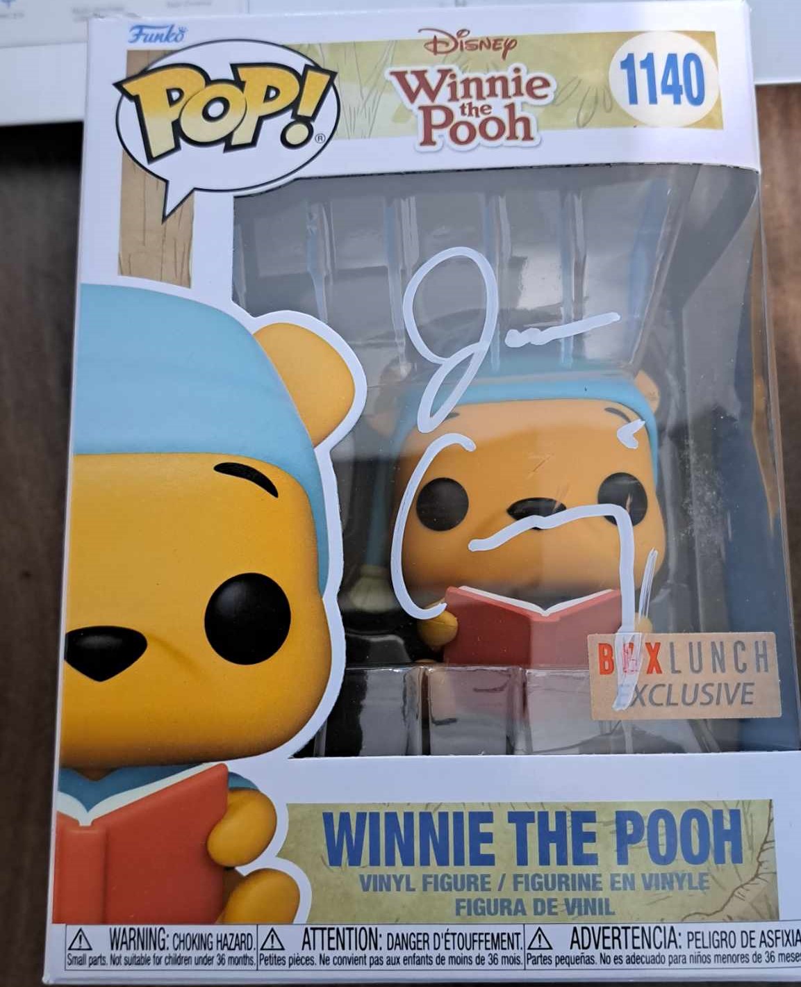 Jim Cummings signed Winnie The Pooh Funko - Fanboy Expo Store