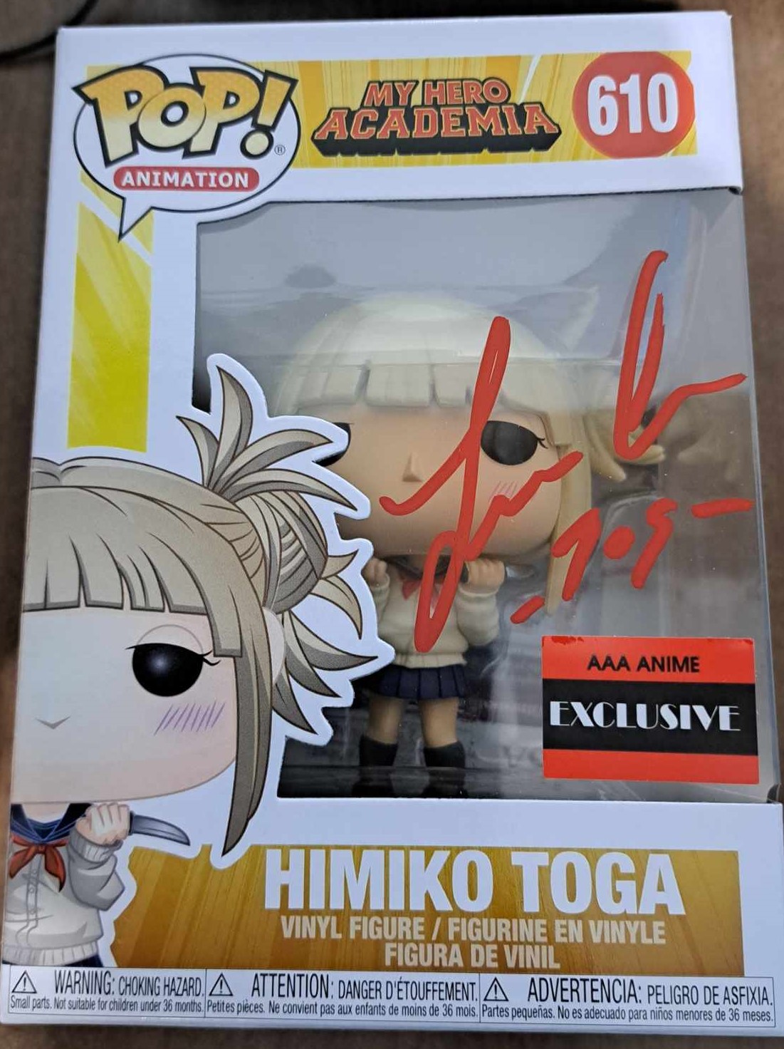 Signed Funko pop shops toga